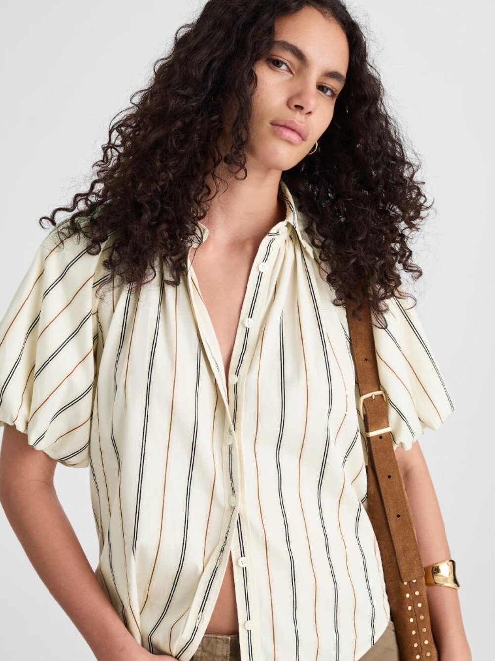 Madewell; Large; Short Sleeve Shirt
